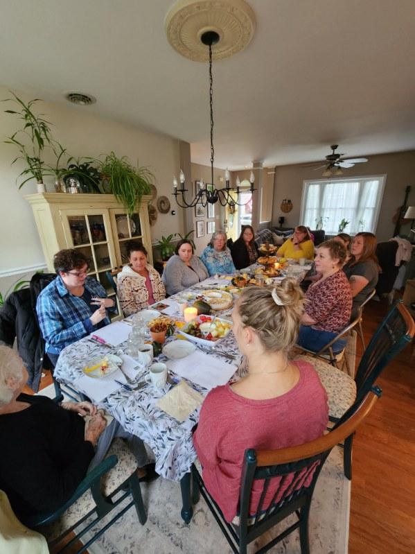 Small group discipleship gathering at Life of Faith Gospel Ministries for encouragement, prayer, and scripture discussion